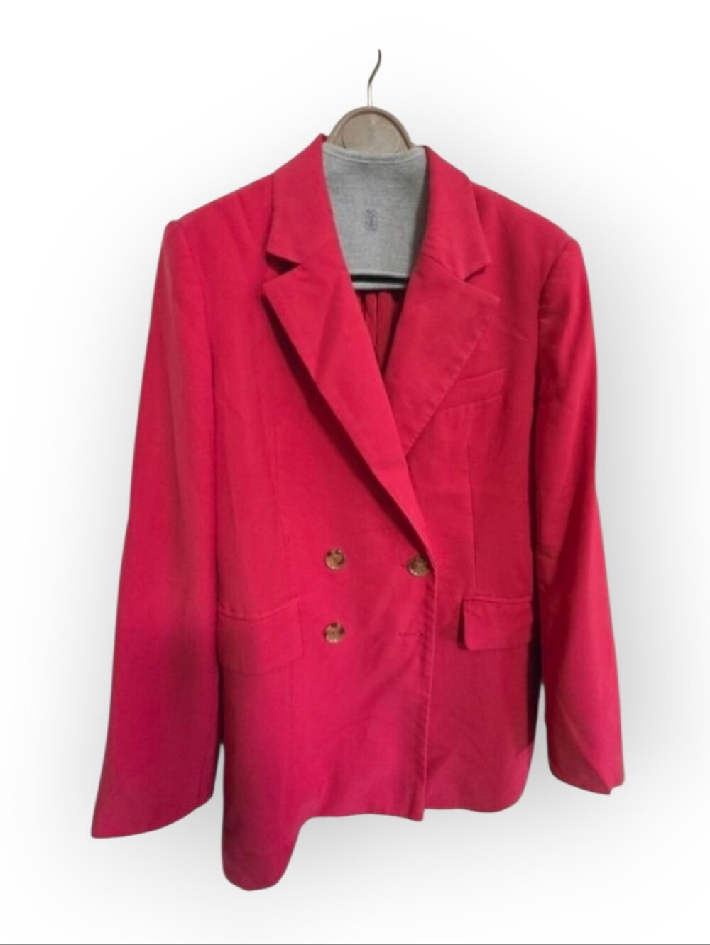 Mango Large Red Orange Blazer Jacket